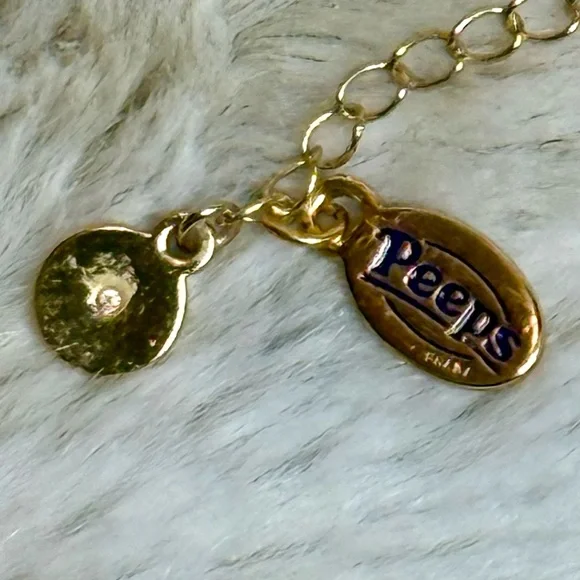 *NWT* Alex and Ani Peeps Pink Crystal Bunny Pendant Necklace